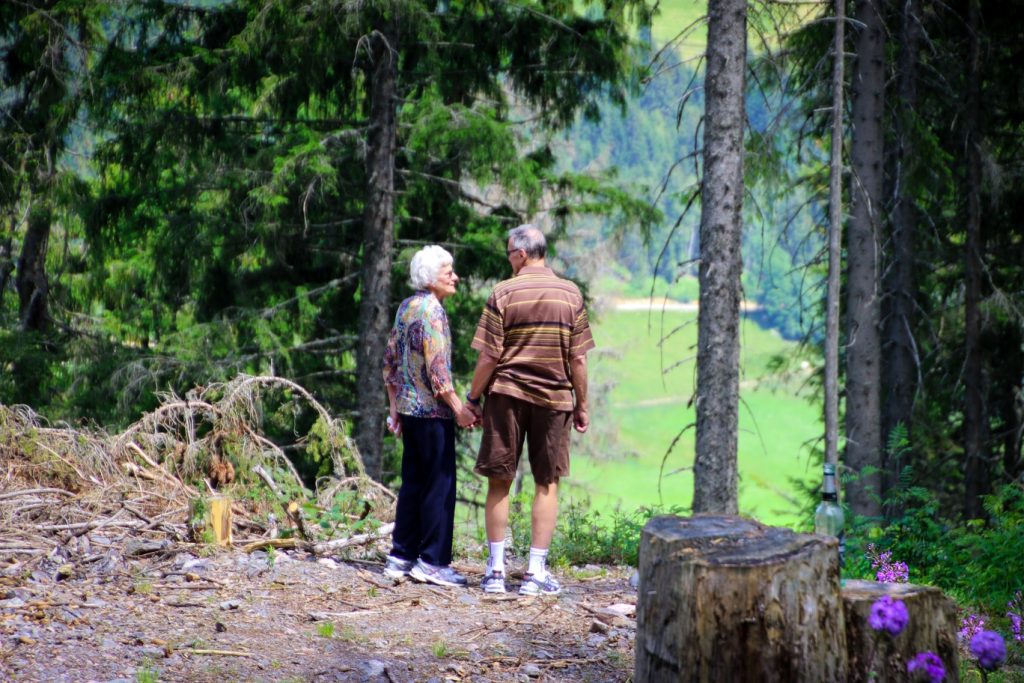 seniors outdoors