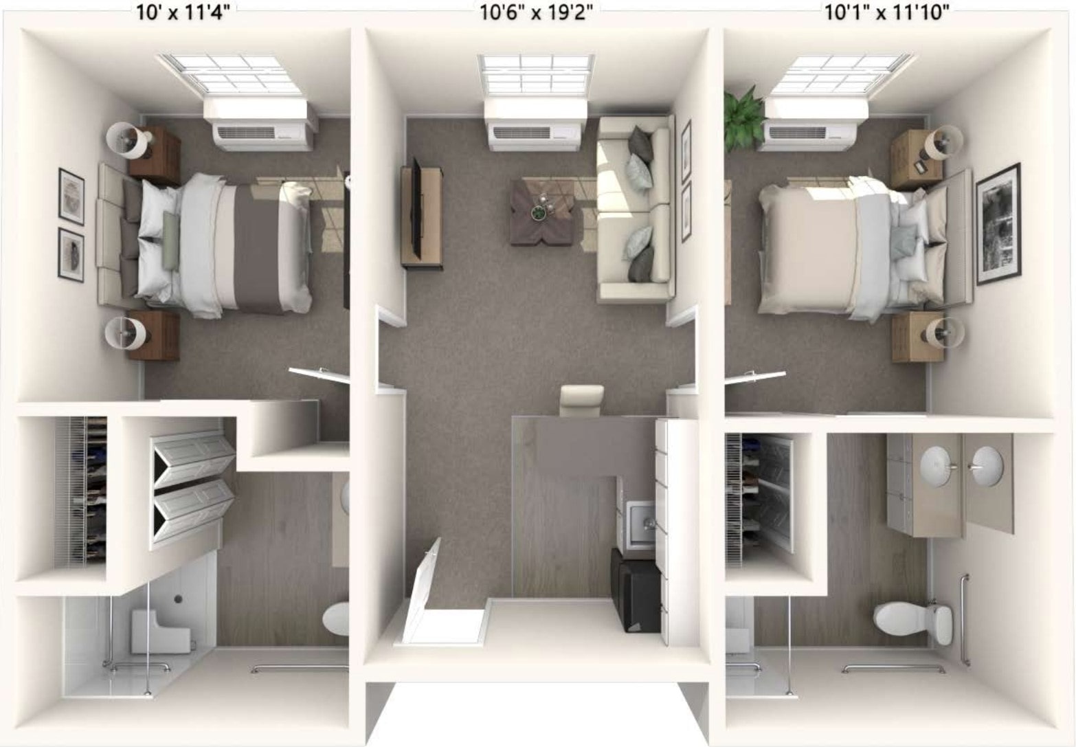 Livonia Two bedroom-min