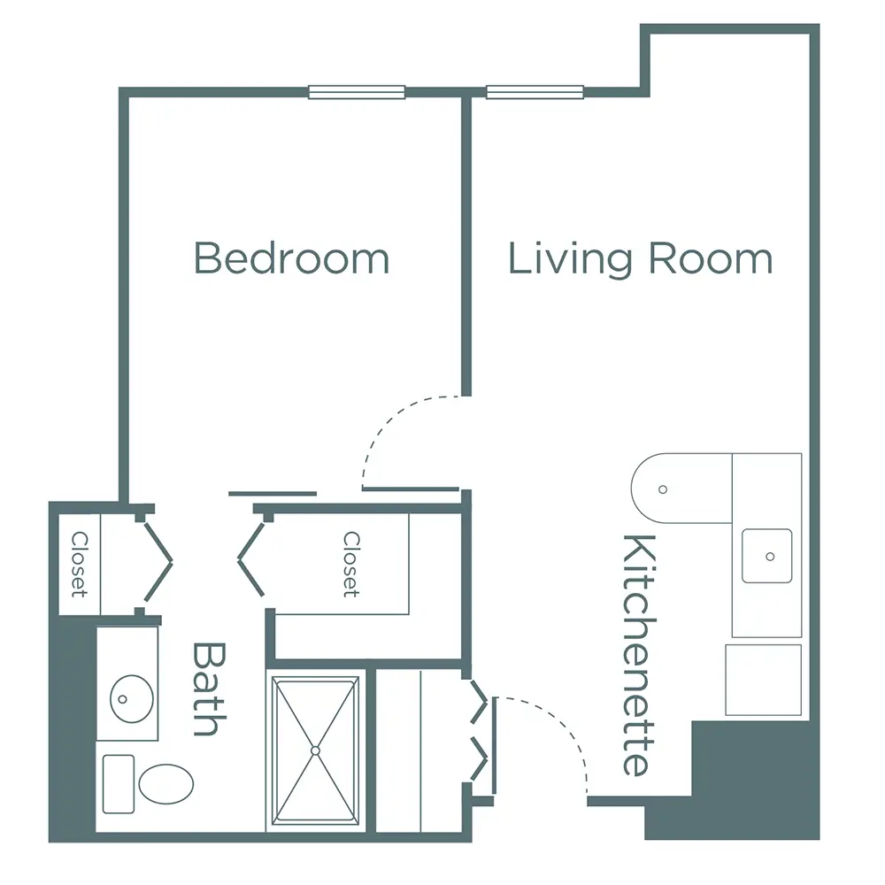 photo of a floor plan at one provision living community