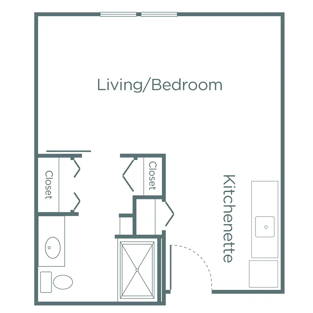 photo of a floor plan at one provision living community