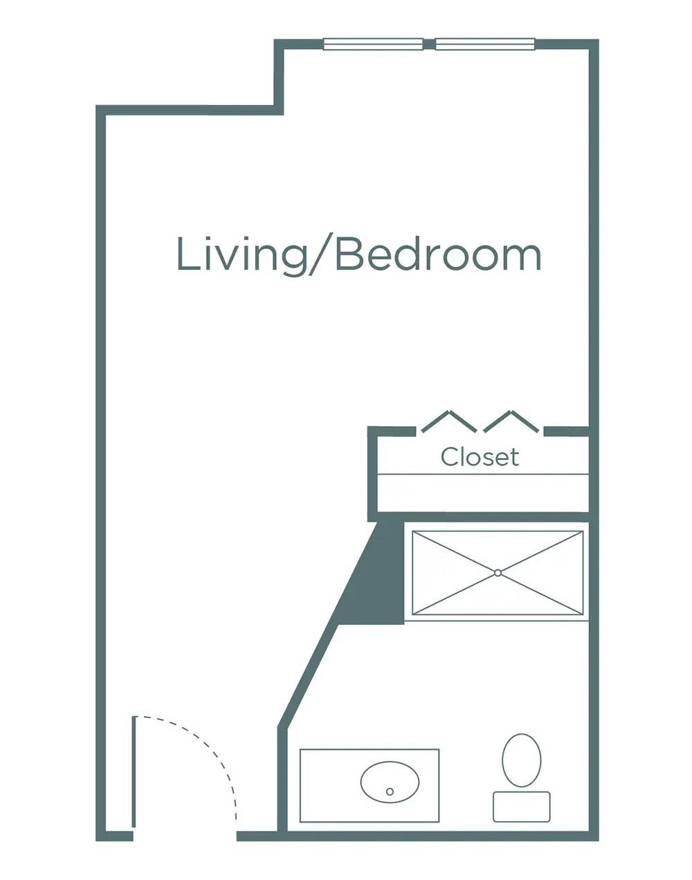photo of a floor plan at one provision living community